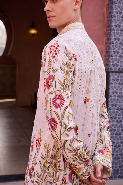 Off White Festive Kurta Set