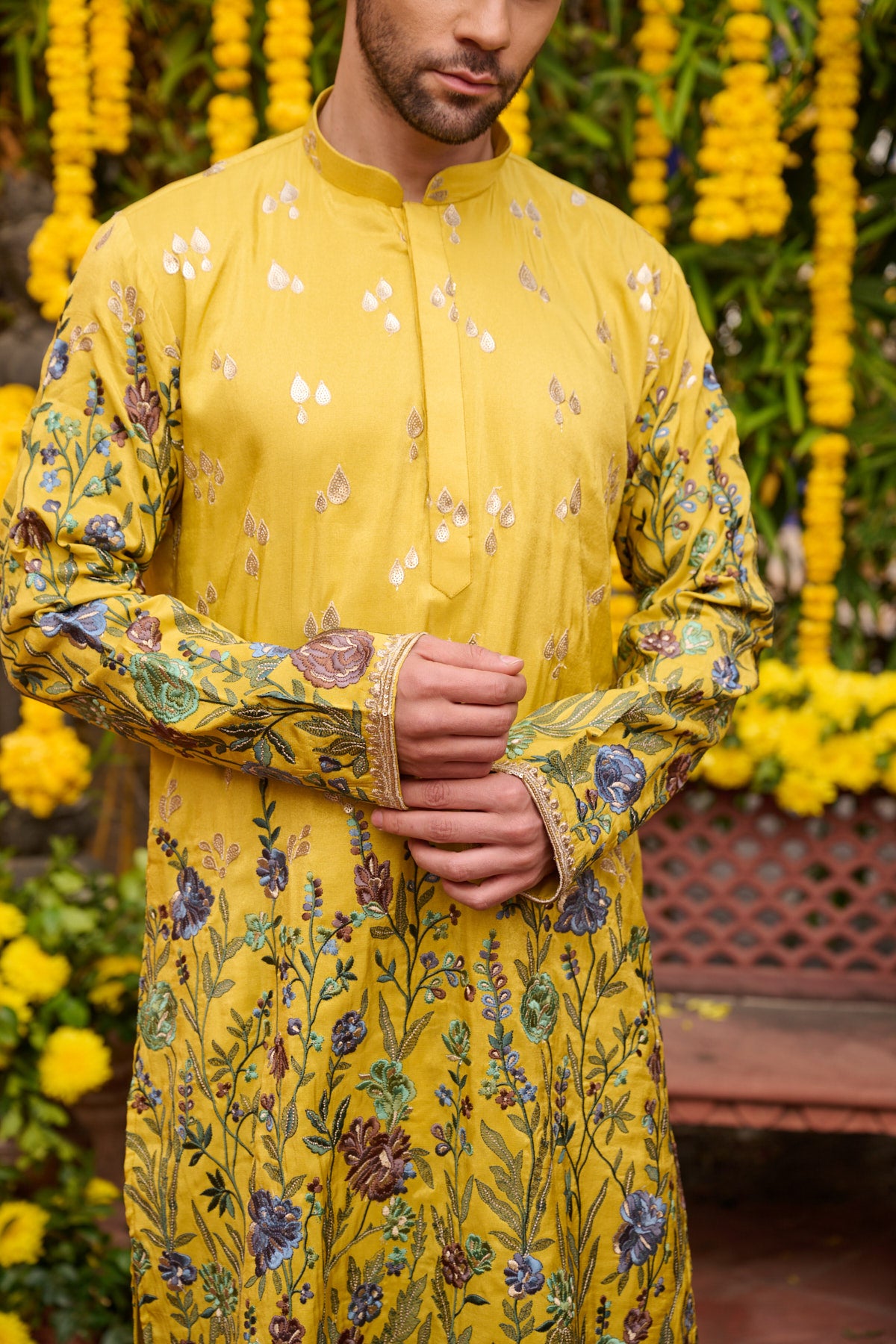 Yellow Festive Kurta Set