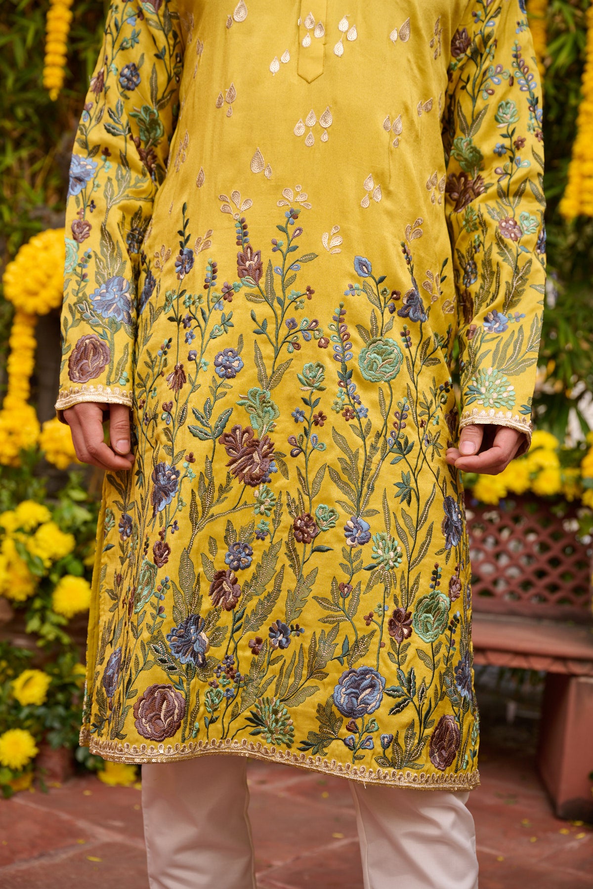 Yellow Festive Kurta Set