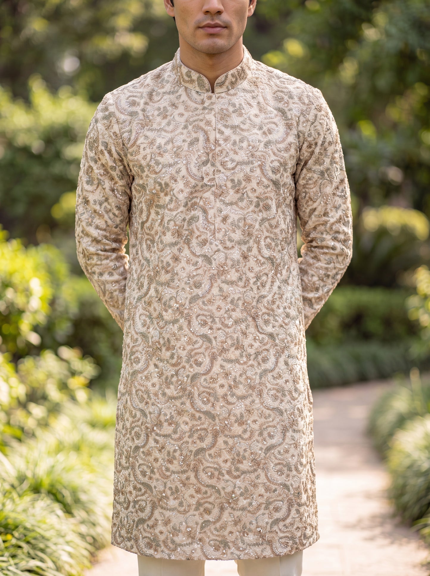 Multicolour Rayon Straight Cut Long Kurta Set with Sequin Work
