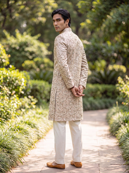 Multicolour Rayon Straight Cut Long Kurta Set with Sequin Work
