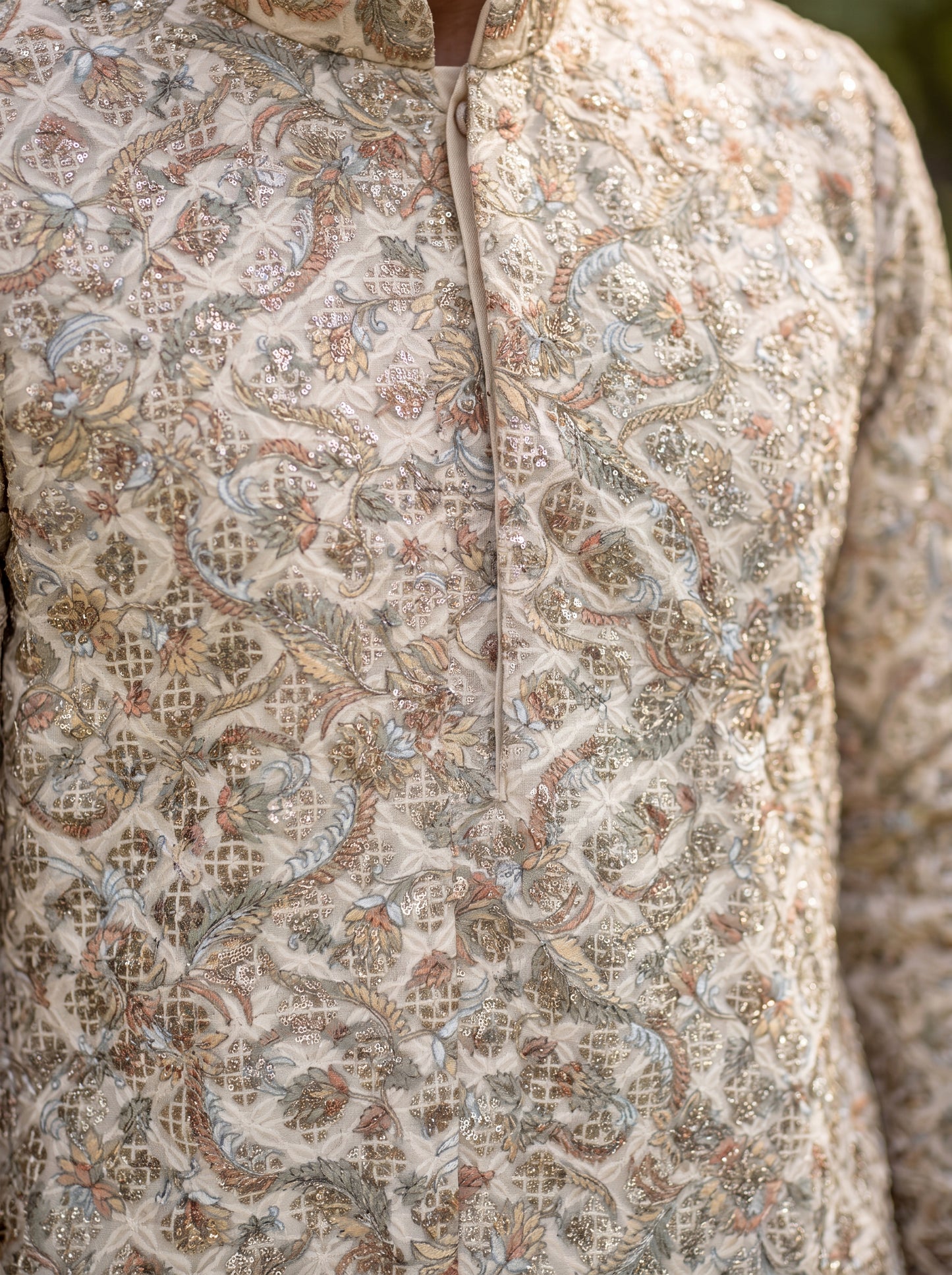 Multicolour Rayon Straight Cut Long Kurta Set with Sequin Work