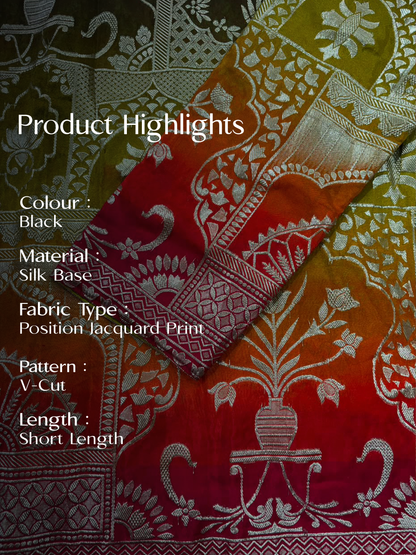 Multicolour Position Print Kurta Set