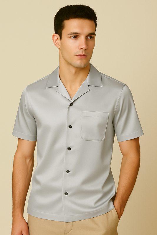 Regular Fit Grey Shirt